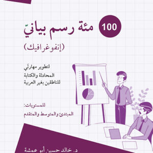100 رسم بياني انفوغراف لتطوير مهارتي المحادثة والكتابة للناطقين بغير العربية